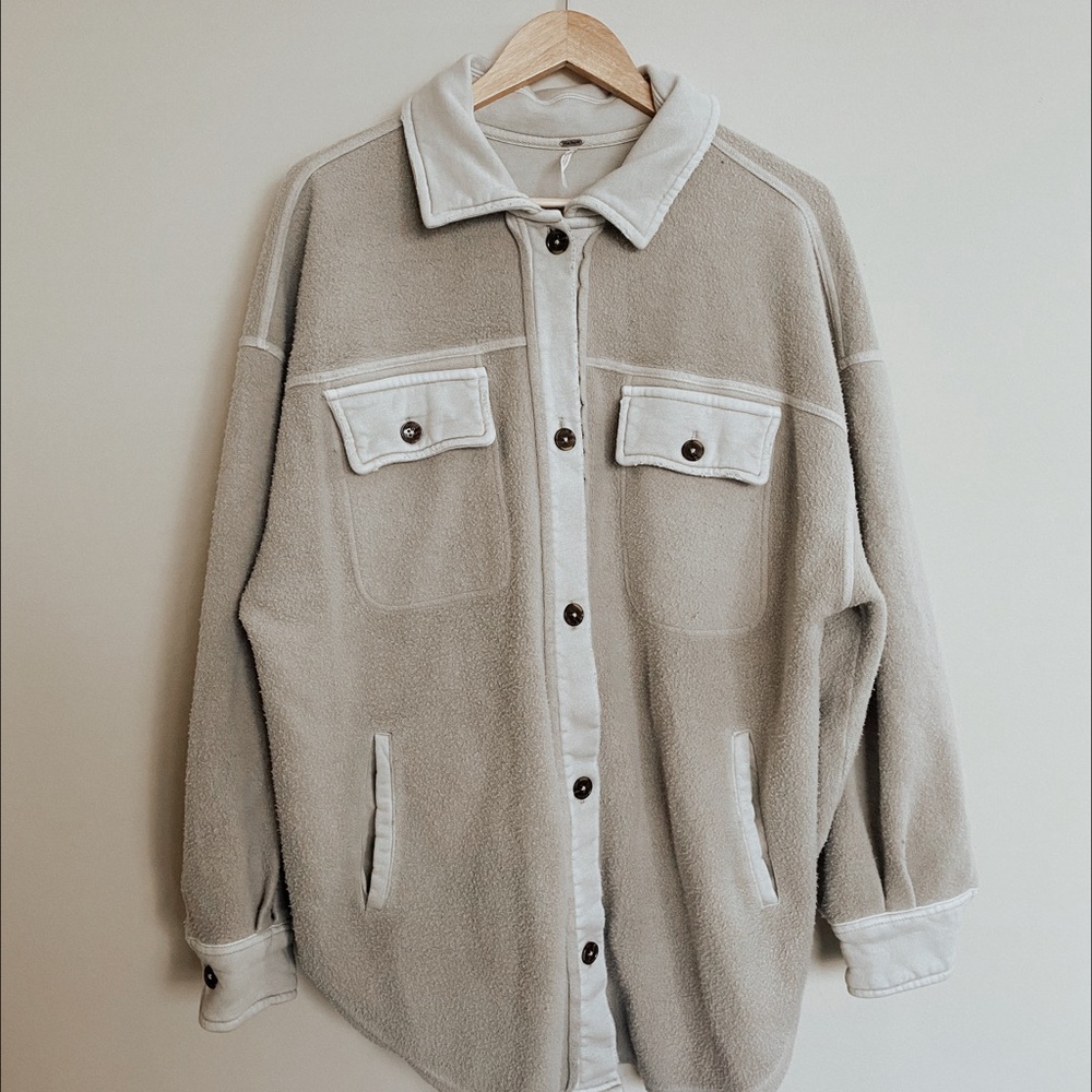 free people ruby jacket in stone